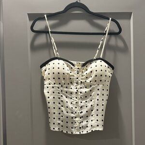 Polka Dot Spaghetti Strap Top